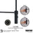 Bluffton Solid Brass Matte Black Kitchen Faucet 5