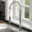 Bluffton Solid Brass Chrome Kitchen Faucet 2
