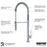 Bluffton Solid Brass Chrome Kitchen Faucet 3