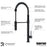 Bluffton Solid Brass Matte Black Kitchen Faucet 3