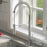 Bluffton Solid Brass Stainless Steel Kitchen Faucet 2