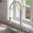 Bluffton Solid Brass Stainless Steel Kitchen Faucet 2