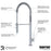 Bluffton Solid Brass Stainless Steel Kitchen Faucet 3