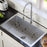 Bluffton Solid Brass Stainless Steel Kitchen Faucet 7