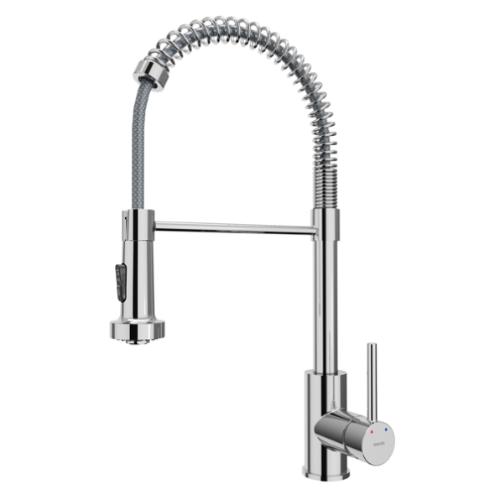 Kadira Solid Brass Chrome Kitchen Faucet 1