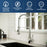 Kadira Solid Brass Chrome Kitchen Faucet 3