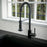 Kadira Solid Brass Matte Black Kitchen Faucet 8