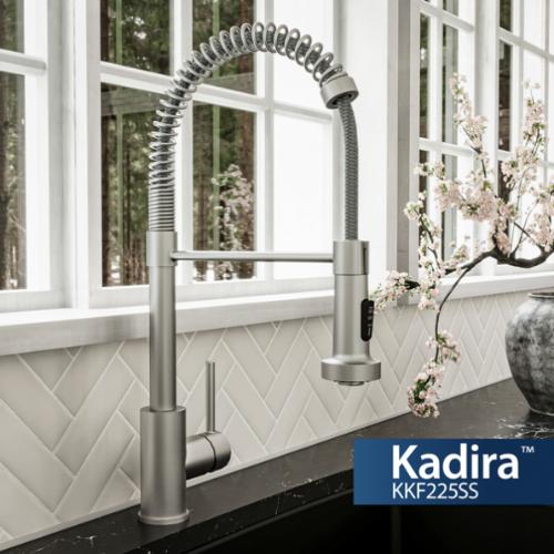 Kadira Solid Brass Stainless Steel Kitchen Faucet 2