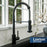 Loxton Solid Brass Matte Black Kitchen Faucet 2