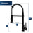 Loxton Solid Brass Matte Black Kitchen Faucet 4