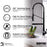 Tumba Solid Brass Matte Black Kitchen Faucet 4
