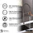 Tumba Solid Brass Stainless Steel Kitchen Faucet 4