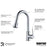 Weybridge Solid Brass Chrome Kitchen Faucet 3