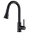Weybridge Solid Brass Matte Black Kitchen Faucet 1