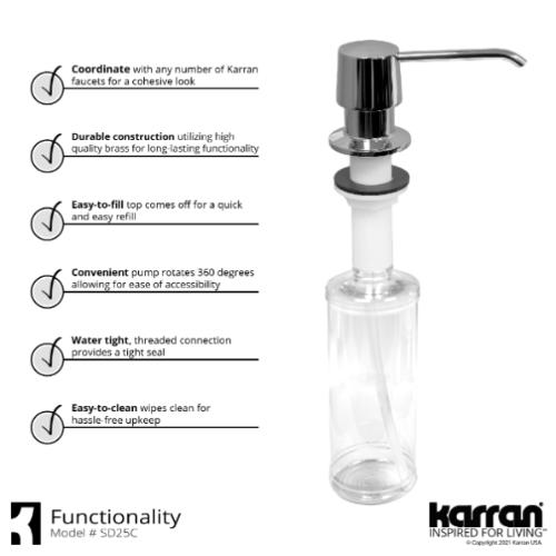 Weybridge Solid Brass Chrome Kitchen Faucet 6