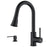 Weybridge Solid Brass Matte Black Kitchen Faucet 1