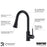 Weybridge Solid Brass Matte Black Kitchen Faucet 3