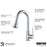 Weybridge Solid Brass Stainless Steel Kitchen Faucet 3