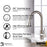 Weybridge Solid Brass Stainless Steel Kitchen Faucet 4