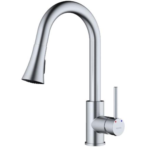 Weybridge Solid Brass Stainless Steel Kitchen Faucet 1