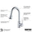 Weybridge Solid Brass Stainless Steel Kitchen Faucet 3
