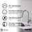 Dockton Solid Brass Chrome Kitchen Faucet 4