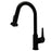 Dockton Solid Brass Matte Black Kitchen Faucet 1