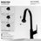 Dockton Solid Brass Matte Black Kitchen Faucet 4