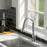 Dockton Solid Brass Chrome Kitchen Faucet 2