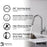 Dockton Solid Brass Chrome Kitchen Faucet 4