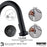 Dockton Solid Brass Matte Black Kitchen Faucet 5