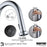 Dockton Solid Brass Stainless Steel Kitchen Faucet 5