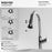 Dockton Solid Brass Stainless Steel Kitchen Faucet 4