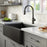 Auburn Solid Brass Matte Black Kitchen Faucet 3