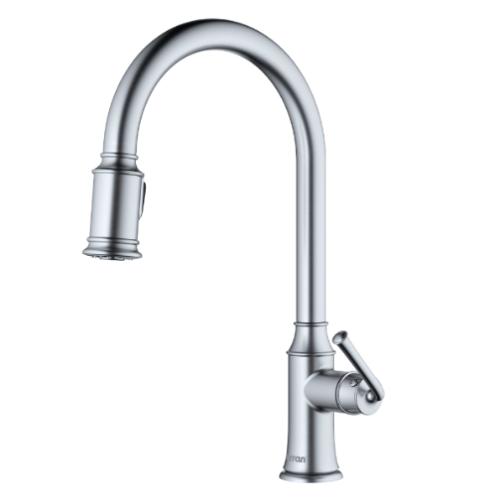 Auburn Solid Brass Stainless Steel Kitchen Faucet 1