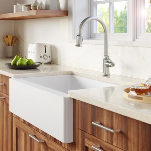 Auburn Solid Brass Stainless Steel Kitchen Faucet 3