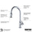 Auburn Solid Brass Stainless Steel Kitchen Faucet 4