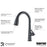 Kentland Solid Brass Gunmetal Grey Kitchen Faucet 4