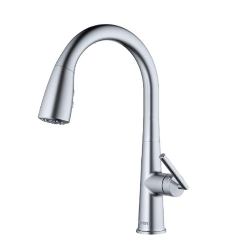 Kentland Solid Brass Stainless Steel Kitchen Faucet 1