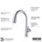 Kentland Solid Brass Stainless Steel Kitchen Faucet 4