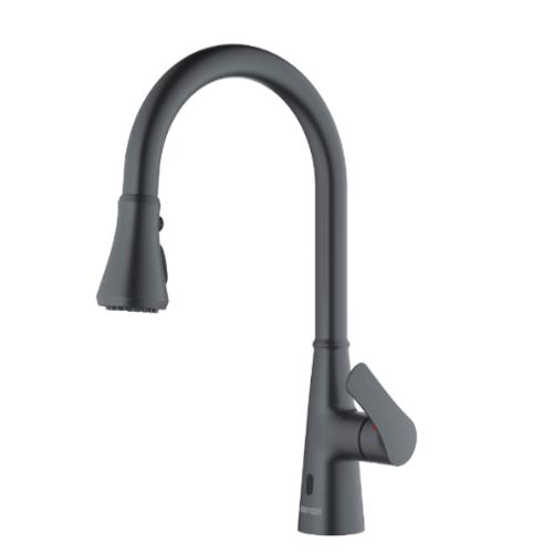 Kadoma Solid Brass Gunmetal Grey Kitchen Faucet 1