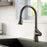 Kadoma Solid Brass Gunmetal Grey Kitchen Faucet 2