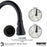 Kadoma Solid Brass Matte Black Kitchen Faucet 7