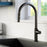 Lagrange Solid Brass Matte Black Kitchen Faucet 2
