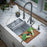 Adlington Solid Brass Gunmetal Grey Kitchen Faucet 8
