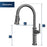 Brampton Solid Brass Gunmetal Grey Kitchen Faucet 3