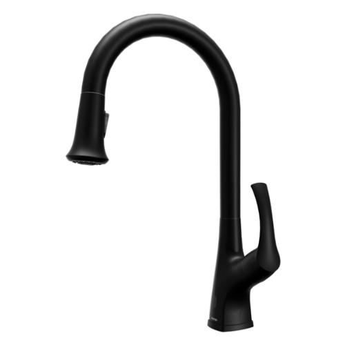Chantilly Solid Brass Matte Black Kitchen Faucet 1