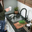 Chantilly Solid Brass Matte Black Kitchen Faucet 7