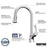 Chantilly Solid Brass Stainless Steel Kitchen Faucet 5