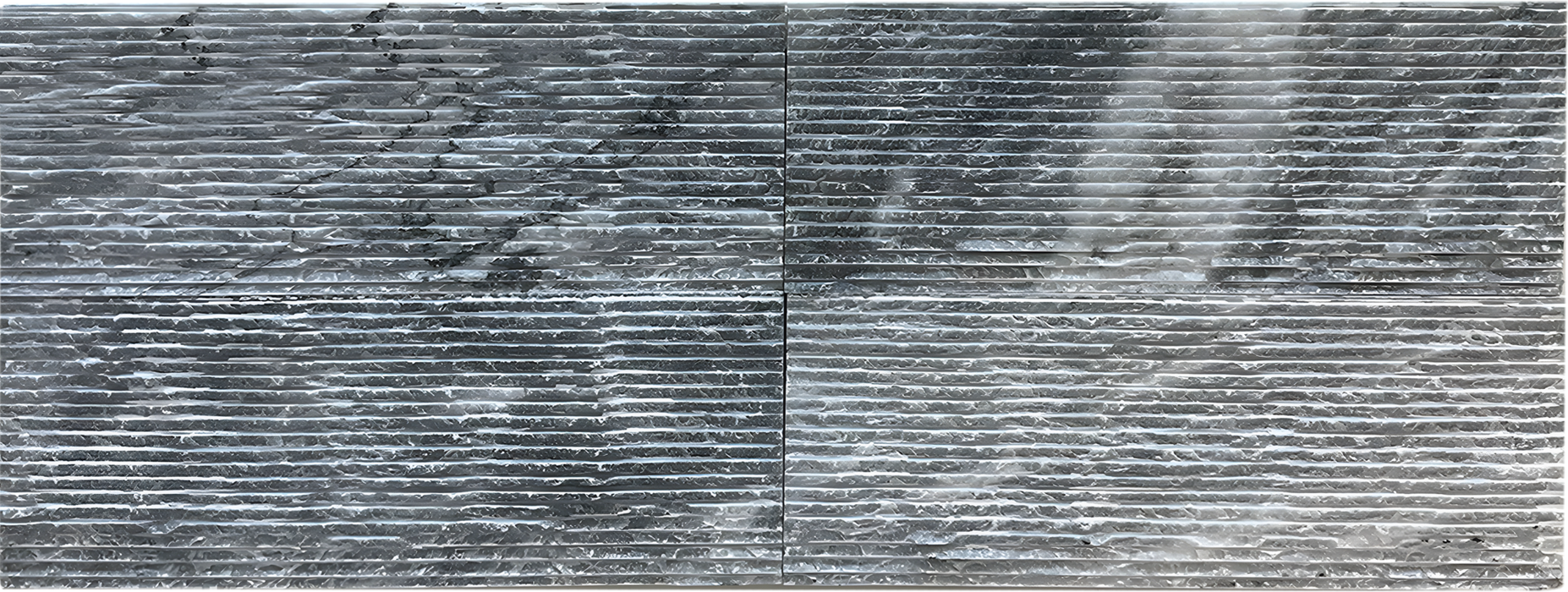 Marble Maldives Blue Ledger Grooved 1